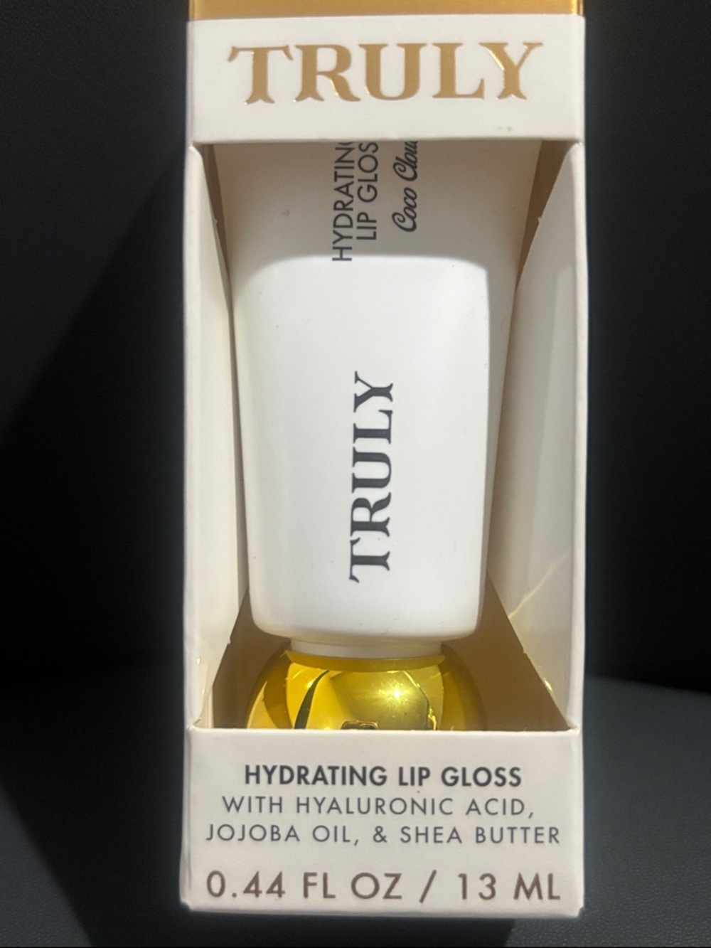 TRULY Hydrating Lip Gloss – Gold & White Packaging